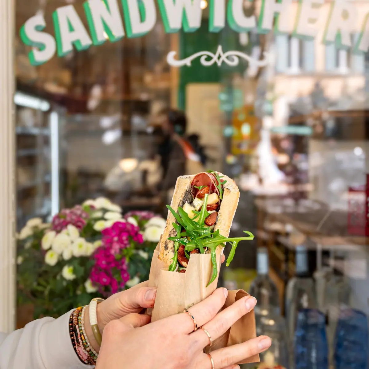 photo d'un joli sandwich