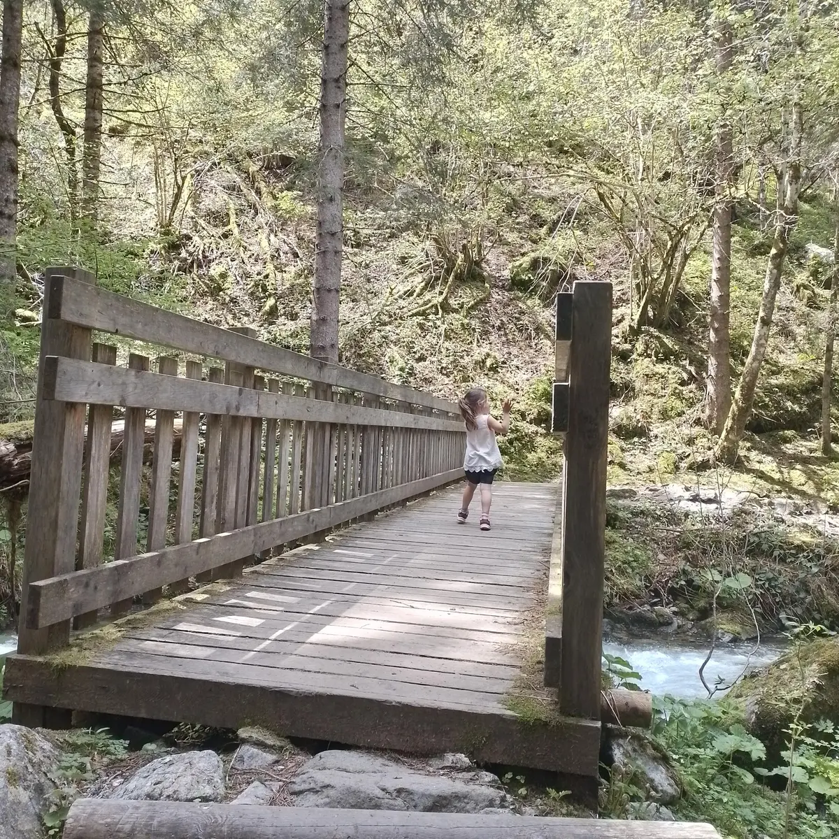 Passerelle au dessus du Breda