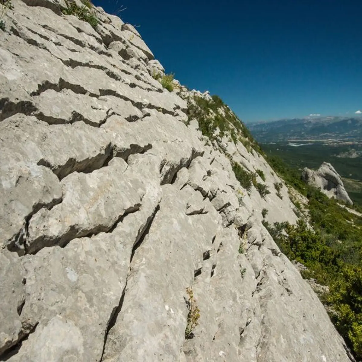 Les falaises du Col St-Ange