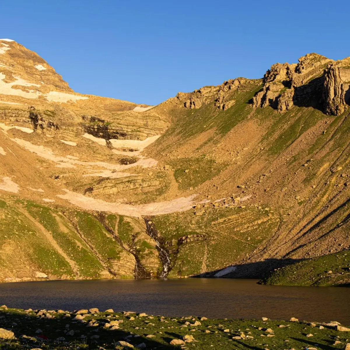 Le lac Palluel au lever du soleil