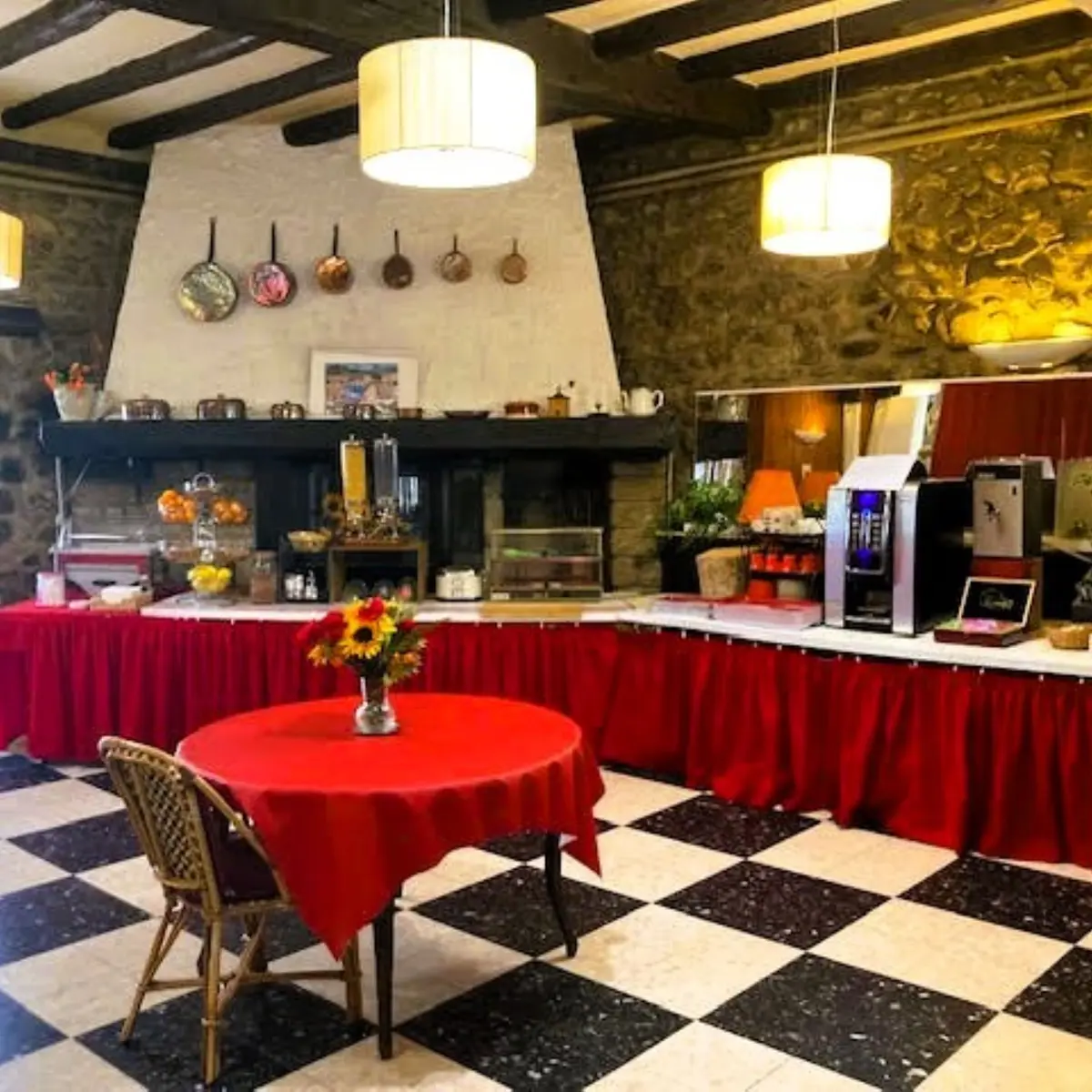 Salle intérieure du restauarant