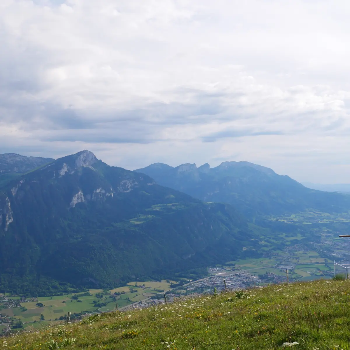 Sur le parcours de VTT