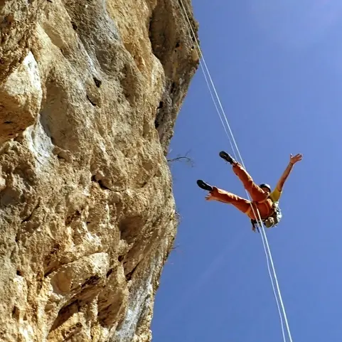 Escalade à Hauteville avec Eric Chaxel