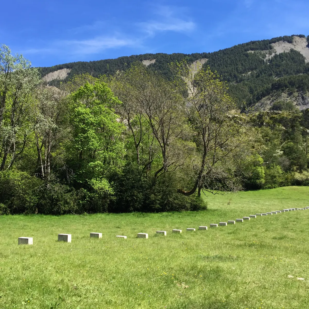 Richard Nonas, Edge-stones : Vière et les moyennes montagnes, 2011, Collection musée Gassendi