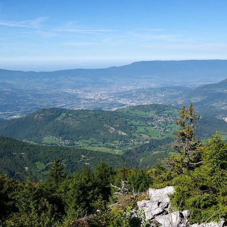 Bassin chambérien depuis la Galoppaz