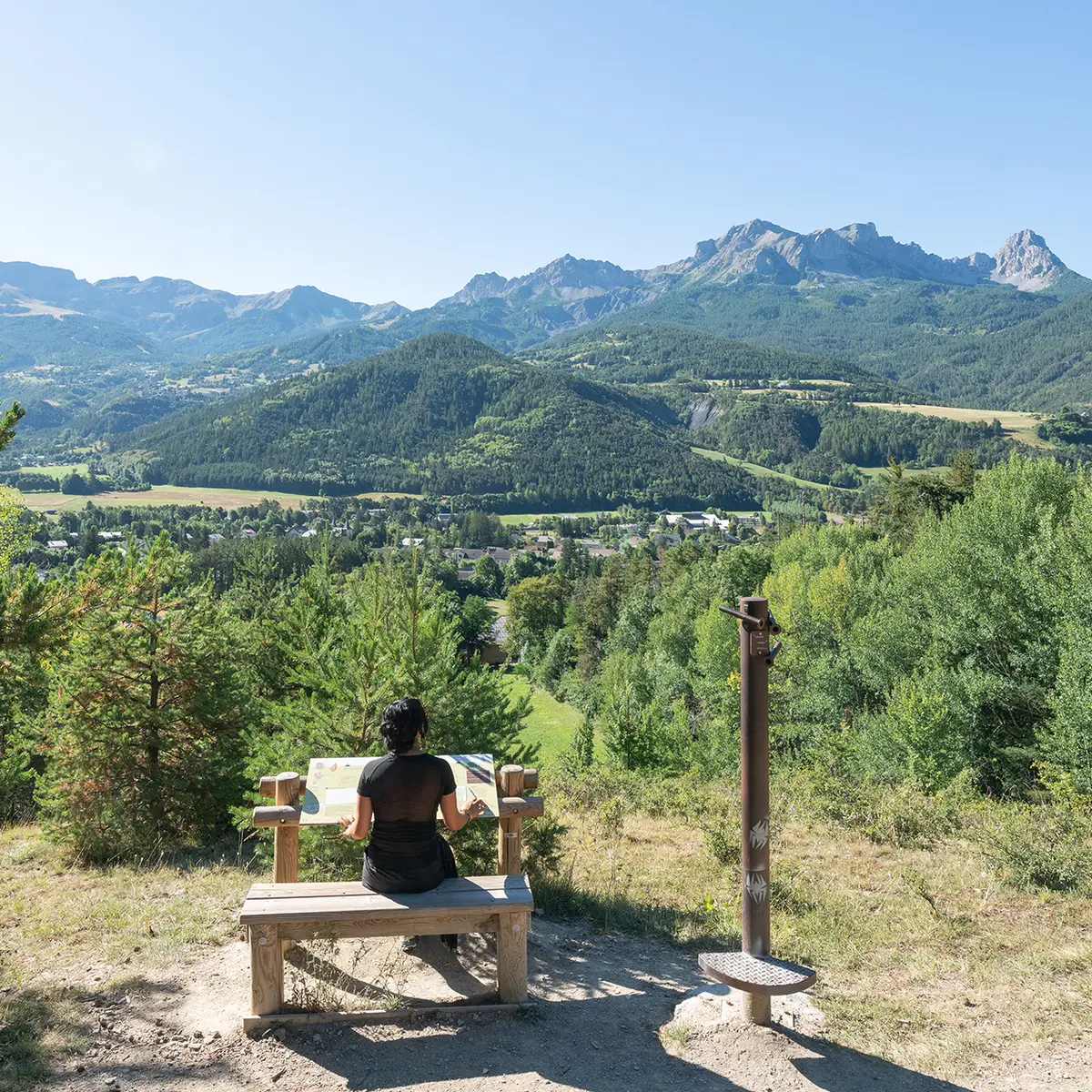 Halte 3 de la Promenade du Verger : Paysages à croquer