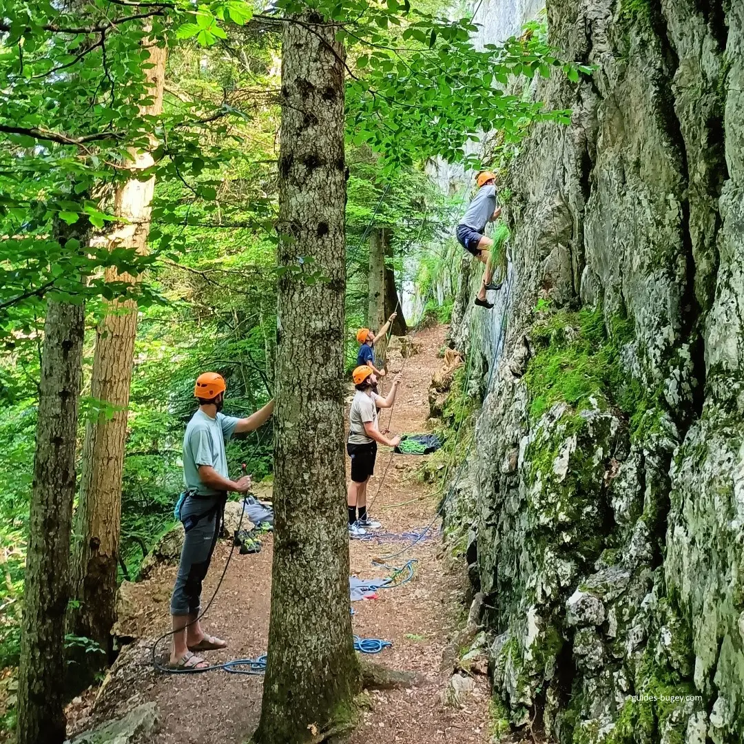 Site d'escalade de Terre-Ronde sur le plateau d'Hauteville