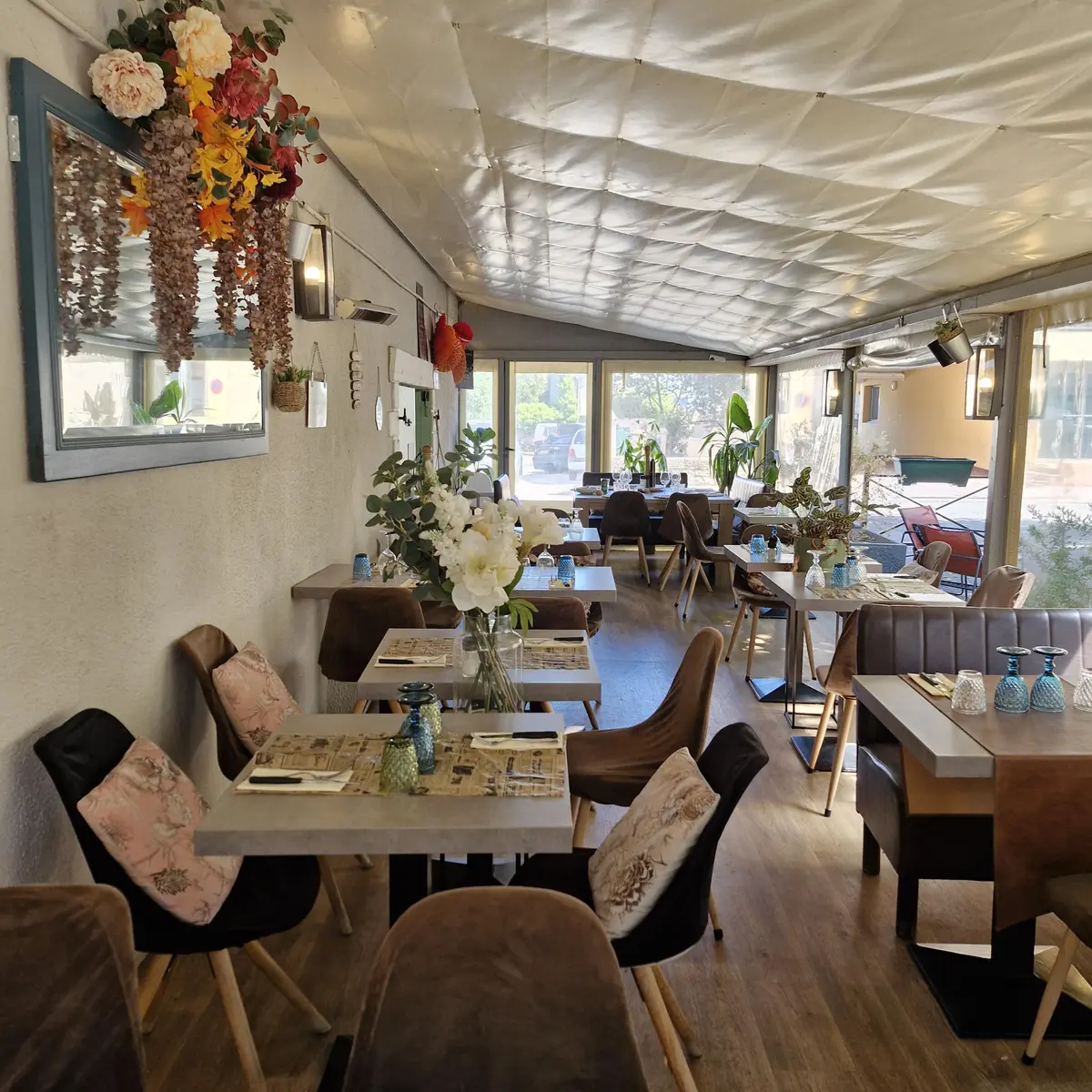 Terrasse intérieure
