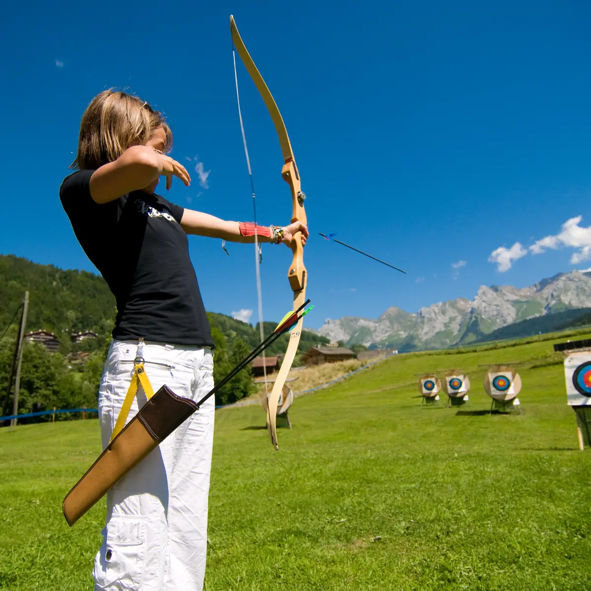 Tir à l'arc au Grand-Bornand