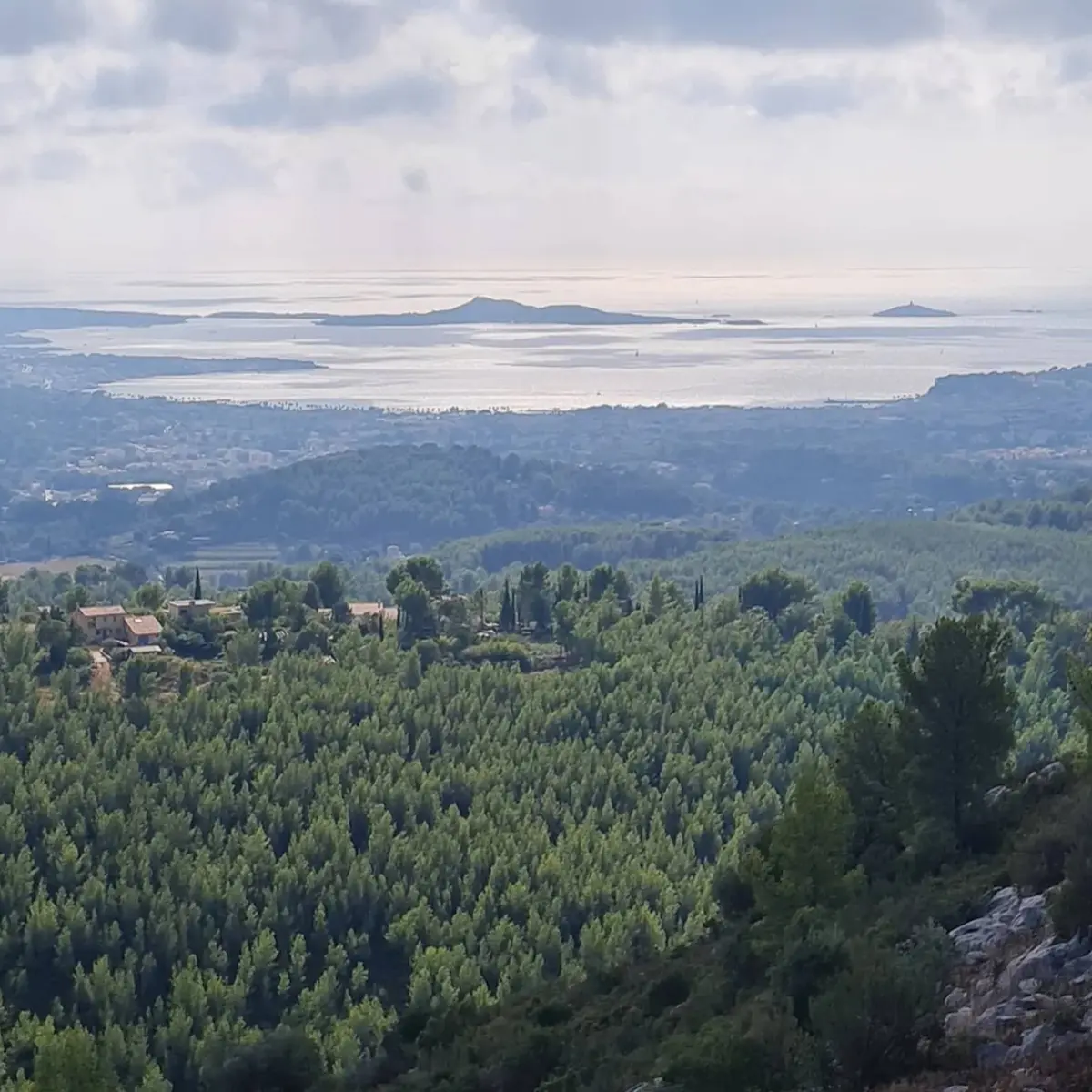 Panorama sur la baie de Sanary-sur-mer