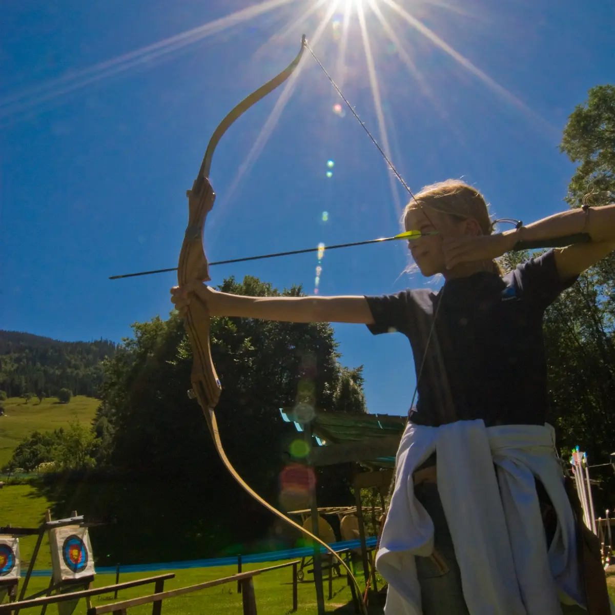 Tir à l'arc au Grand-Bornand