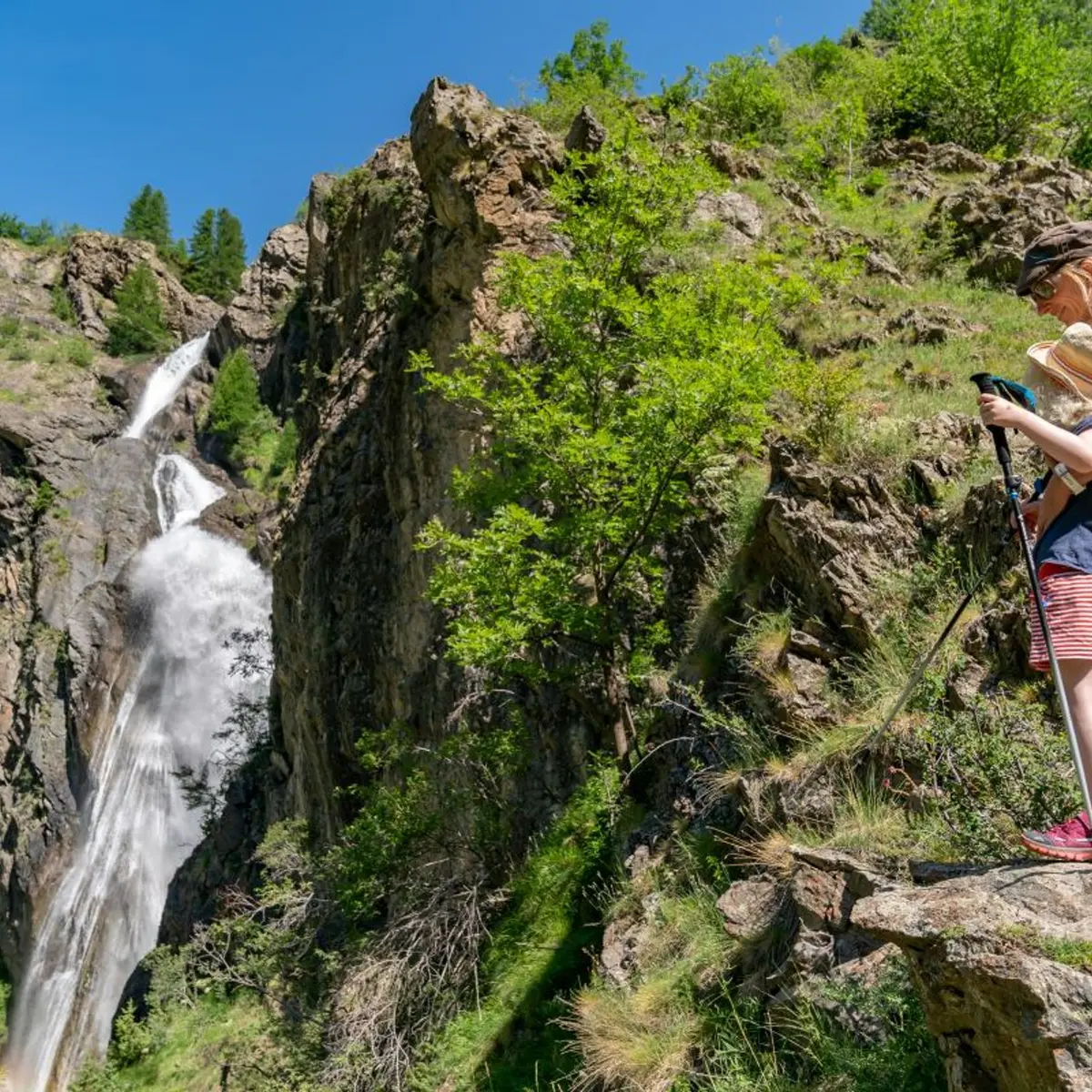 Cascade en montant à Dormillouse
