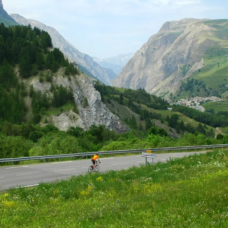 Vélo sous Villar d'Arène