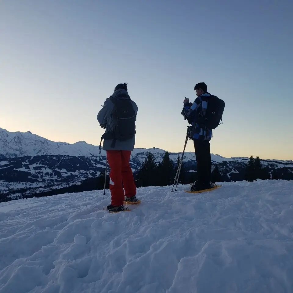 Sommet au lever de soleil