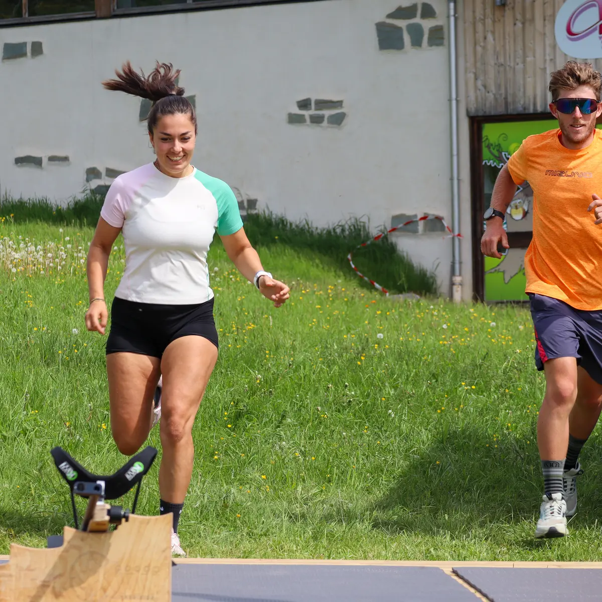 tireurs qui courent