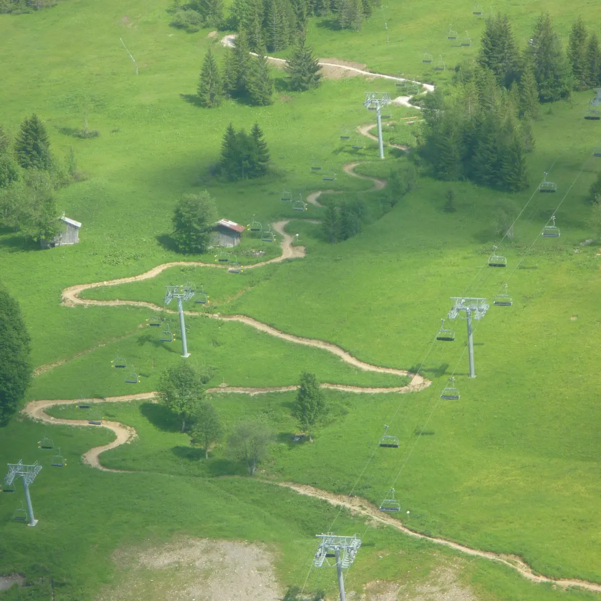 Pistes de descente VTT du Châtelet