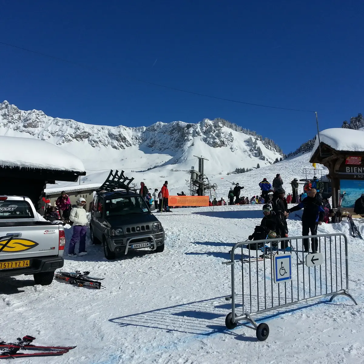 Télésiège à moins de 20 m