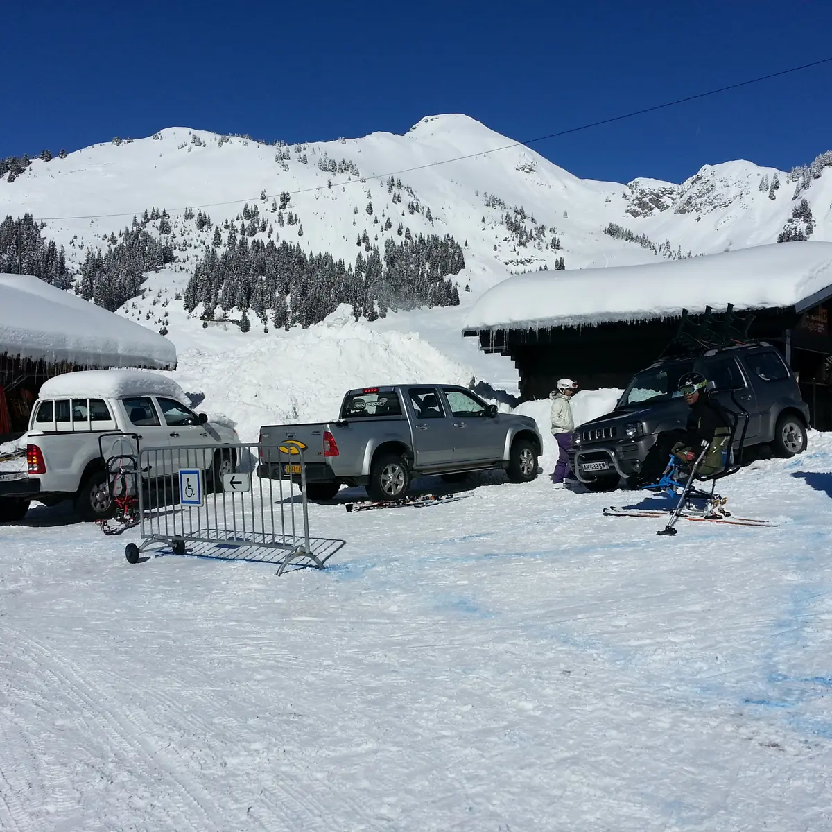 3 à 4 places disponibles selon l'enneigement