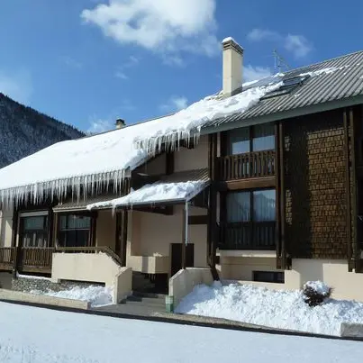 Vue hiver du Chalet Les Mélèzes Ceillac