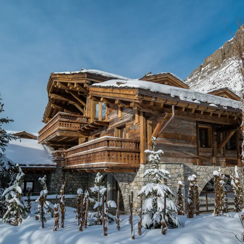Façade extérieure - Chalet Val d'Isère - M Group