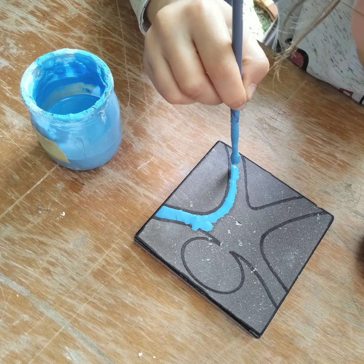 Initiation à la lave émaillée