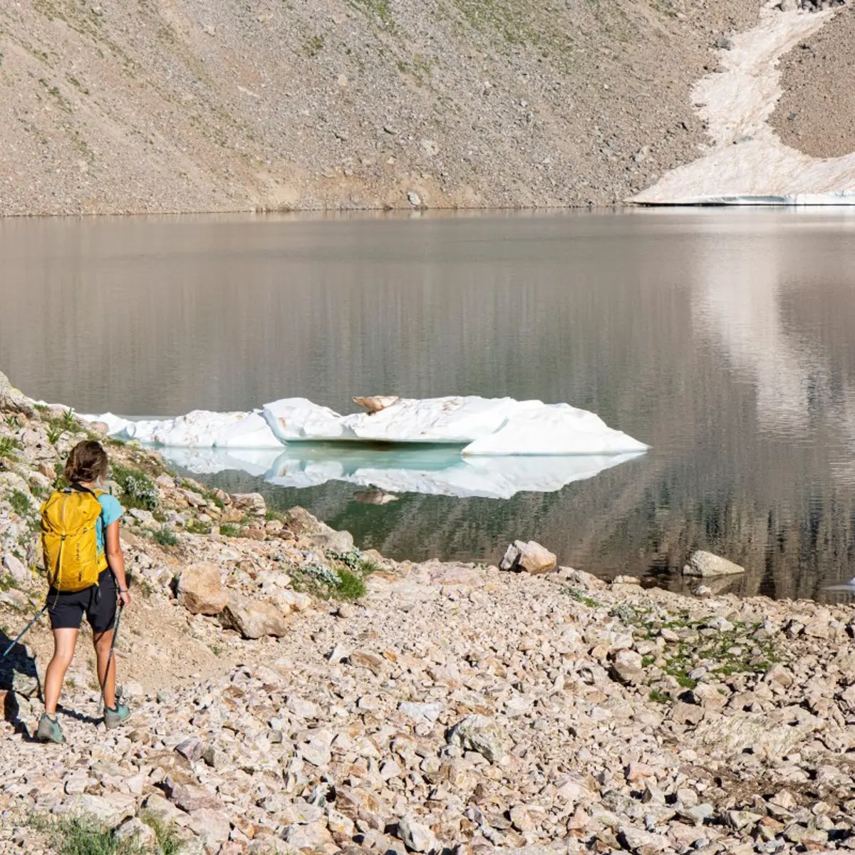 Arrivée au lac de Combeynot