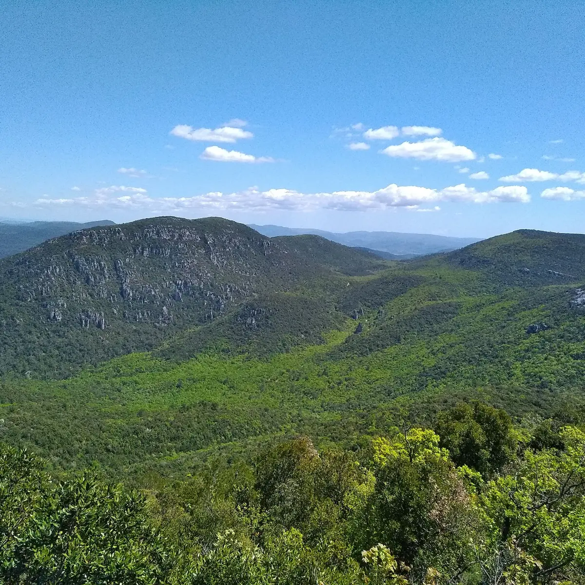 Panorama sur le plateau de Siou Blanc