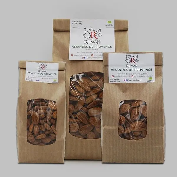 Les amandes bio du Domaine Roman
