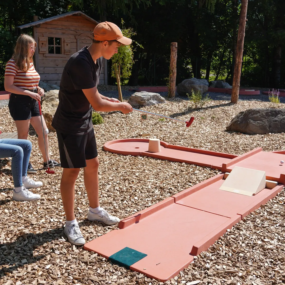 Partie de Mini Golf