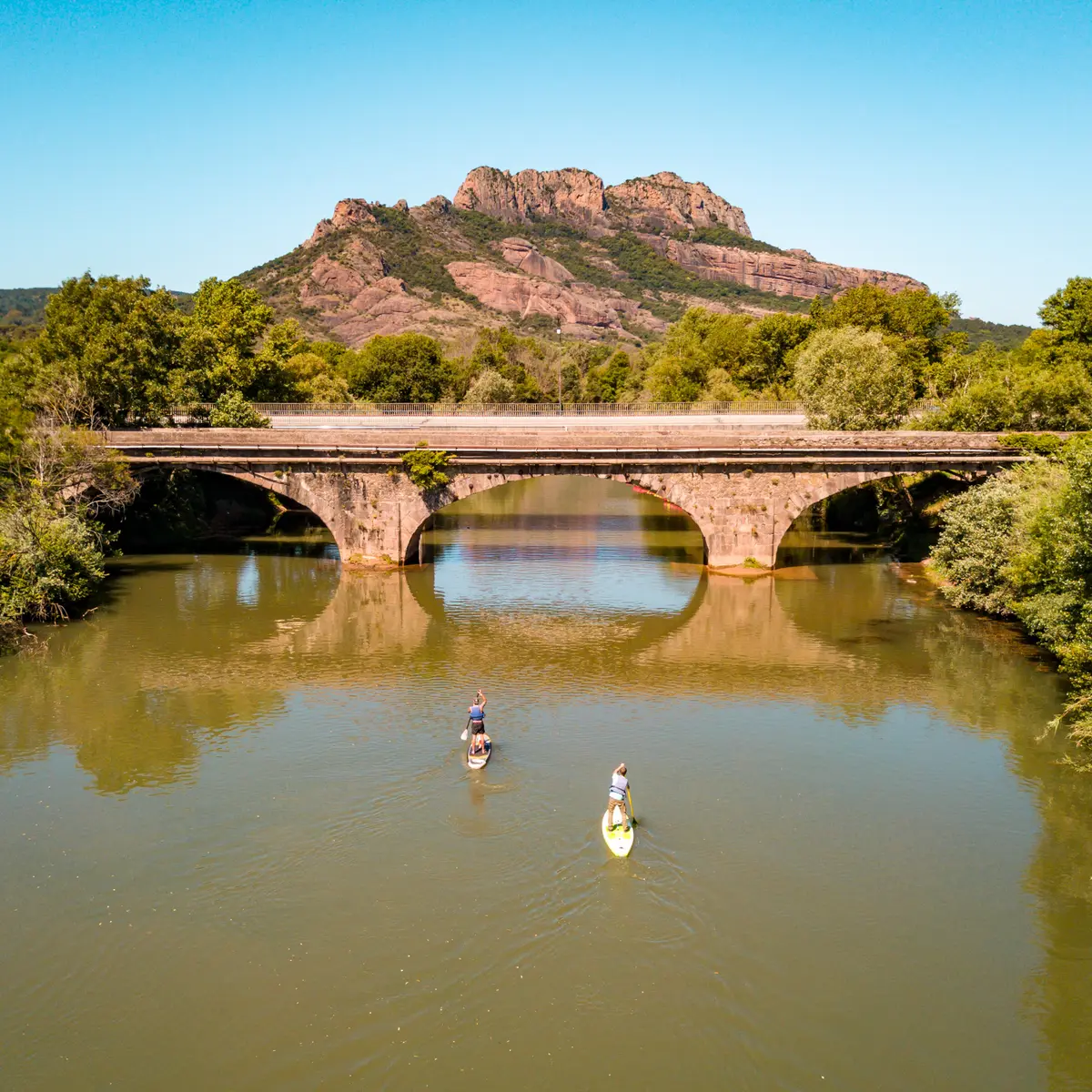 Paddle sur l'Argens