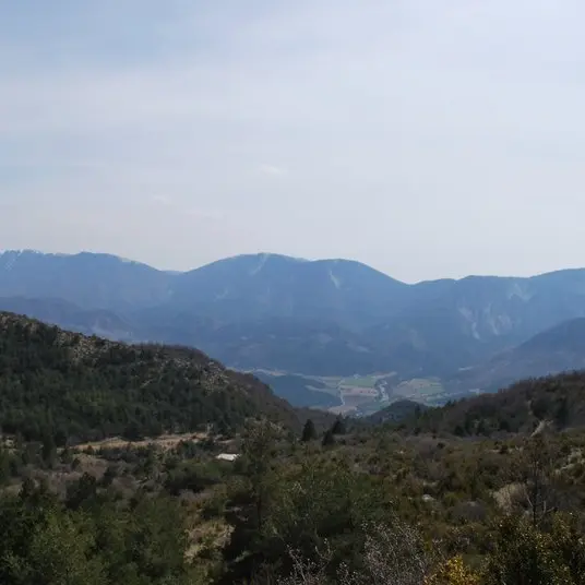 Panorama depuis la crête du Mulet