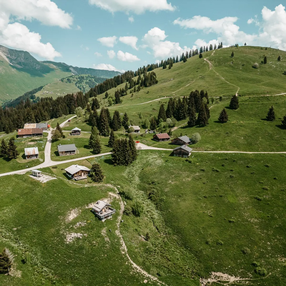 Mt Caly vue du ciel