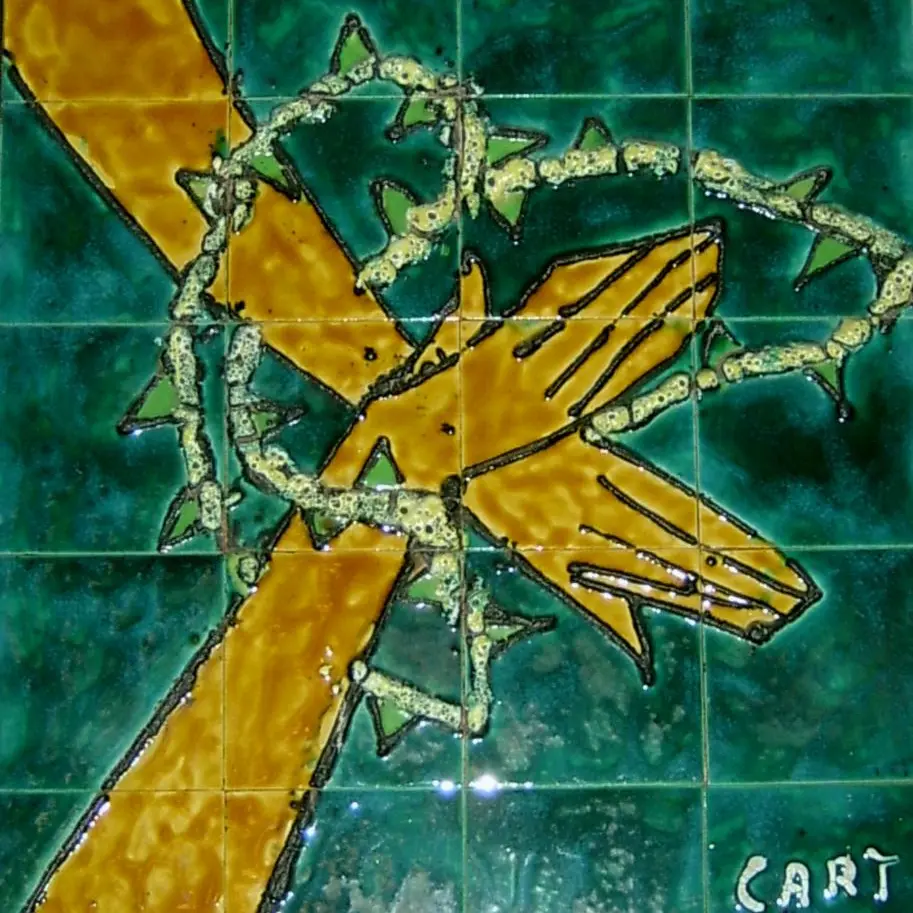 Chemin de croix-station n°1 par l'artiste M. Cart
