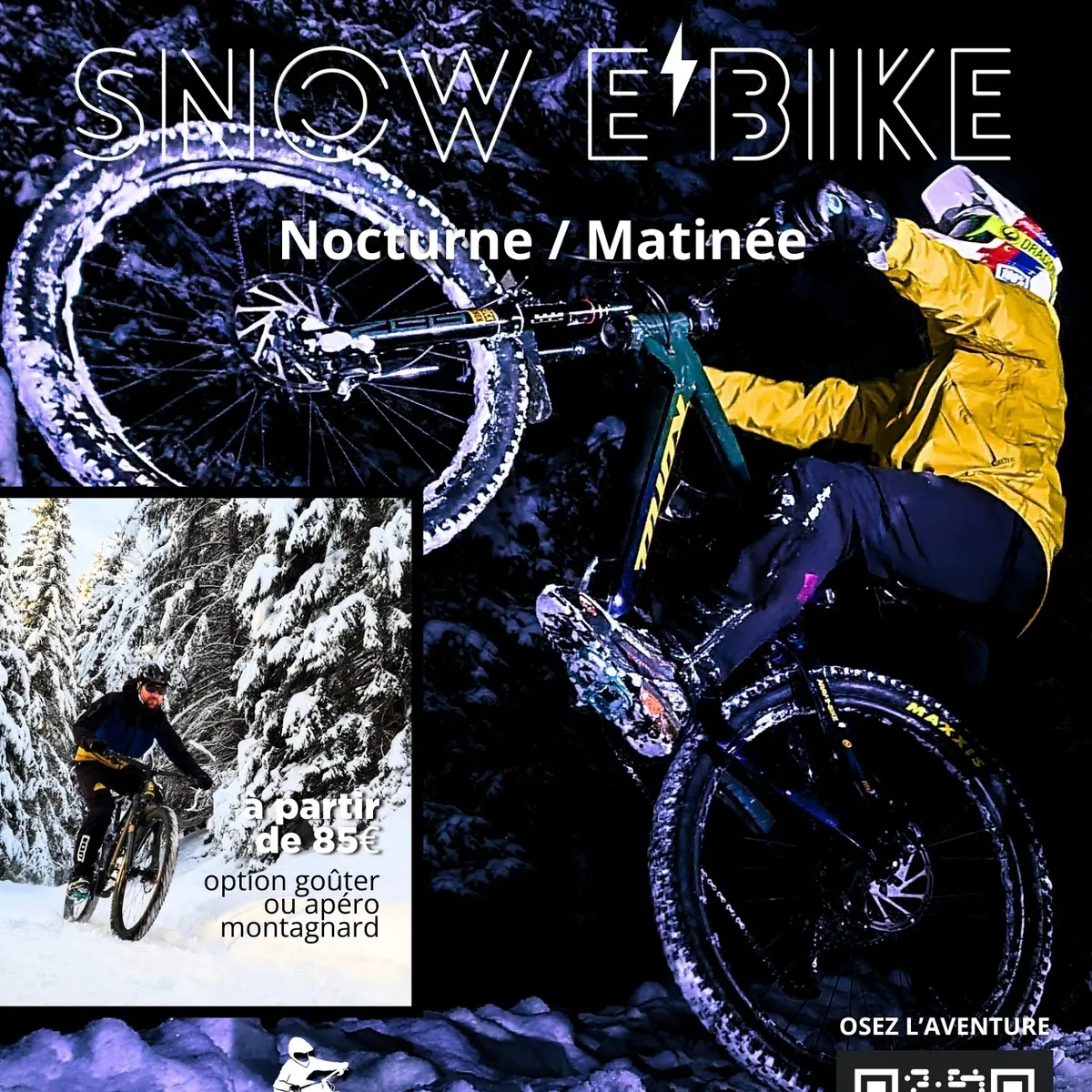 affiche VTTAE sur neige