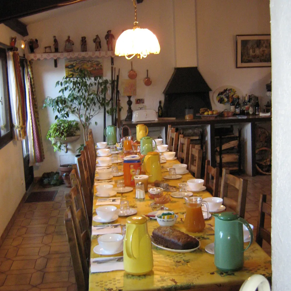 Table du petit déjeuner