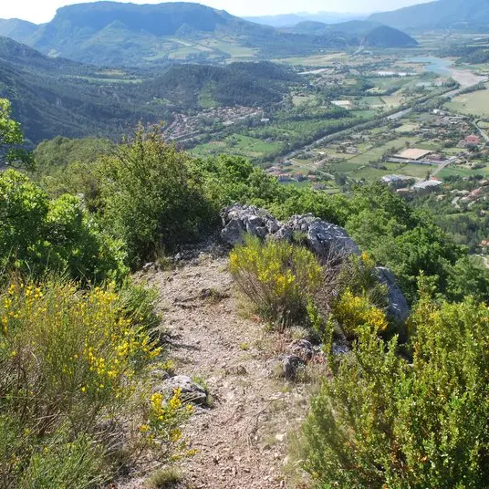 La Crête de Fontarache avec vue sur Serres