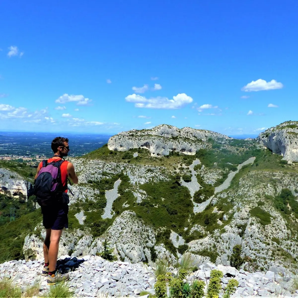 Face au vallon de Valrugues