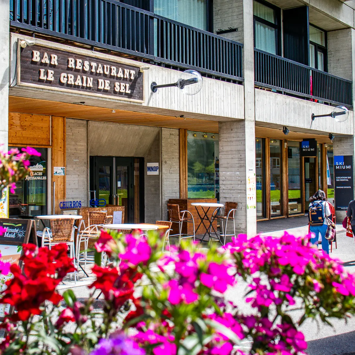 Voorzijde van restaurant Le Grain de Sel