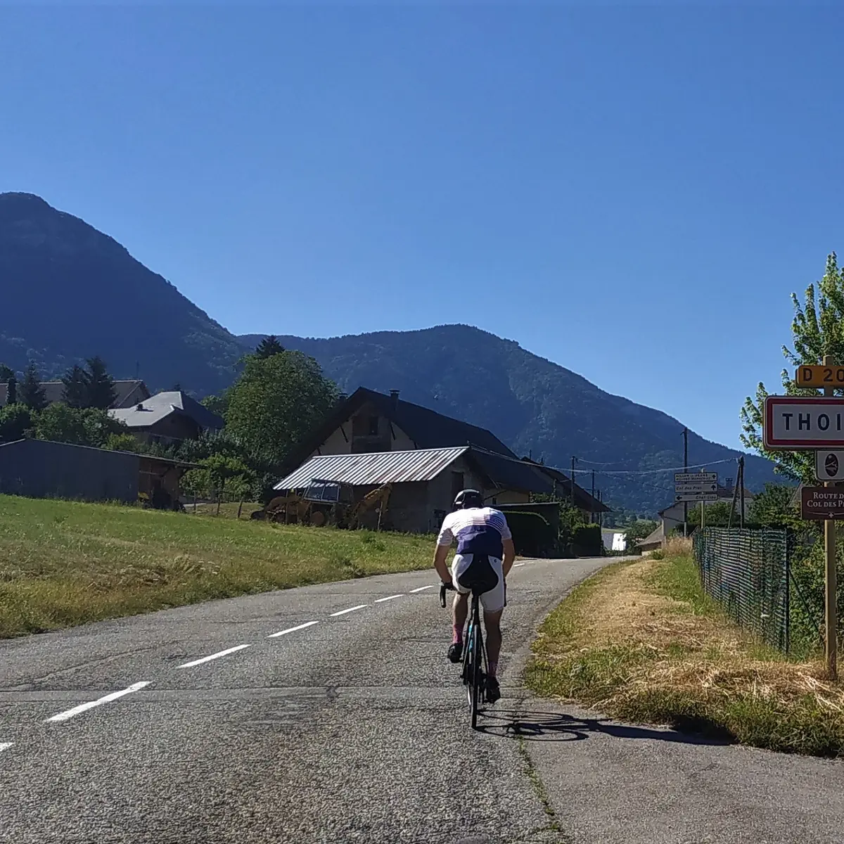 Montée du col