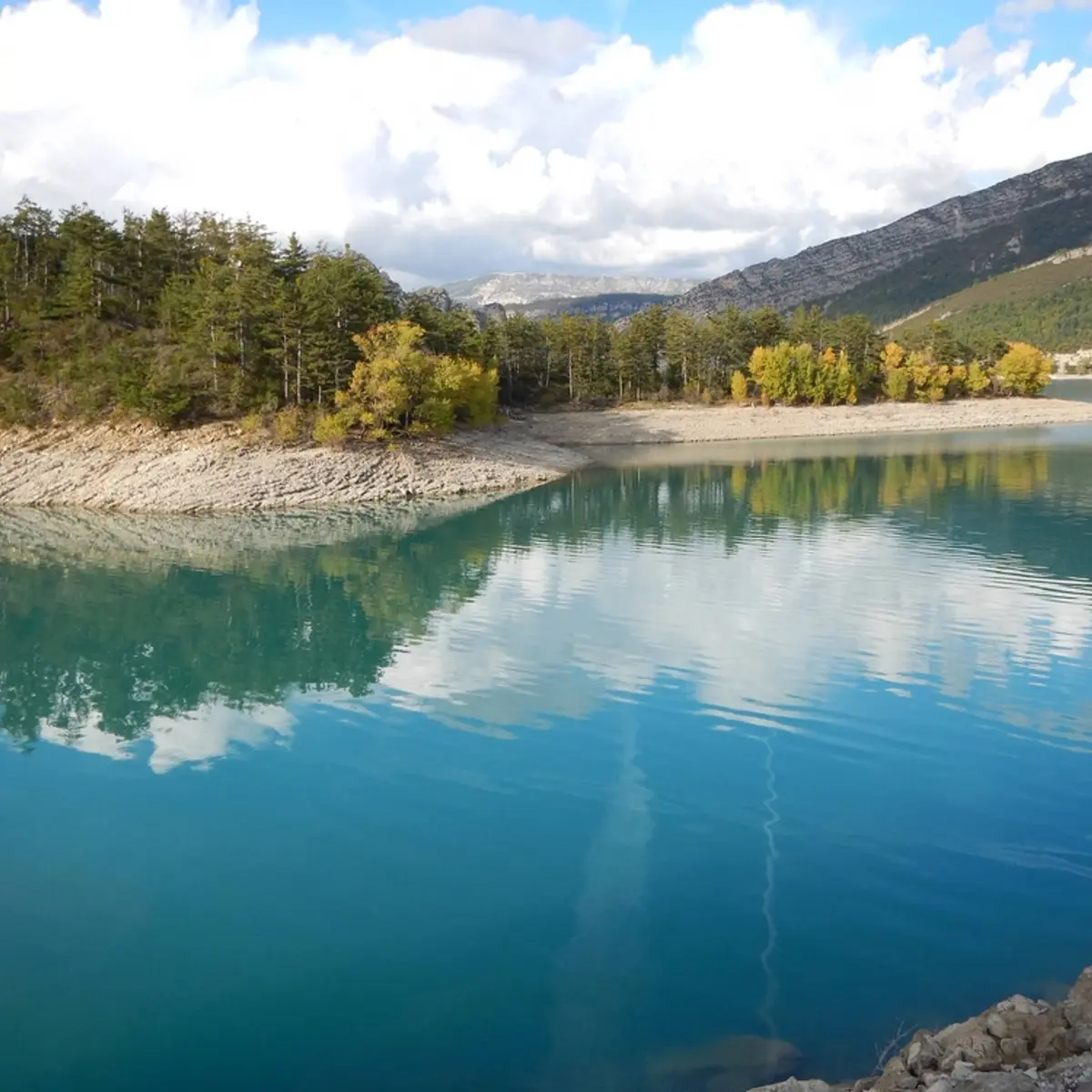 Le lac de Castillon - Demandolx
