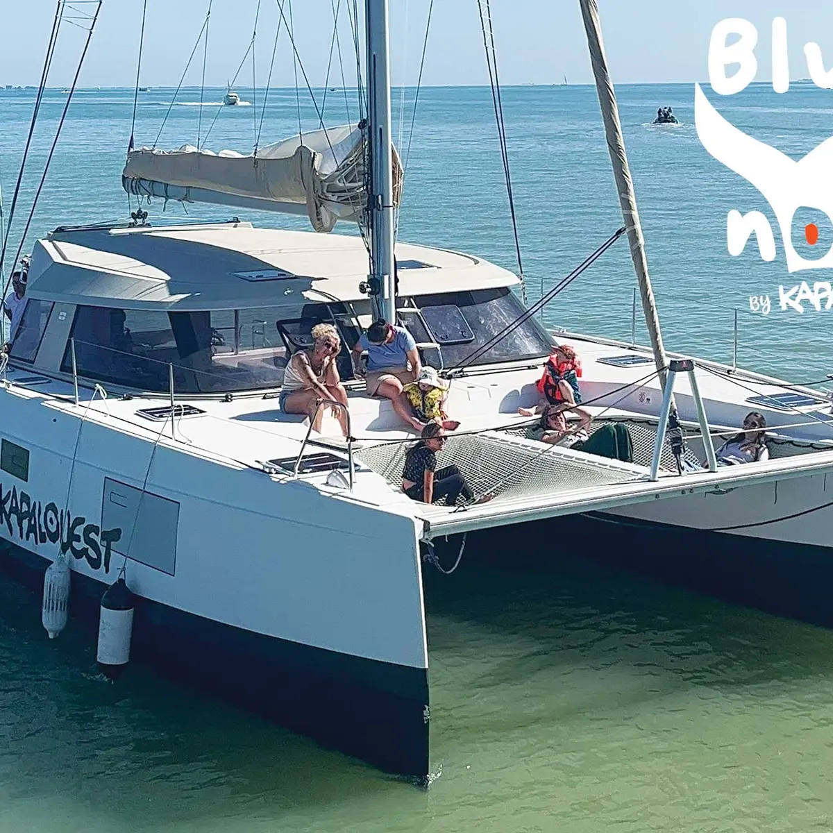 Sortie demi-journée sur un catamaran à voile de Blue Note by Kapalouest