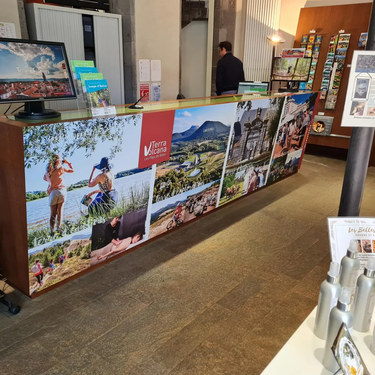 Espace accueil de l'Office de Tourisme de Riom