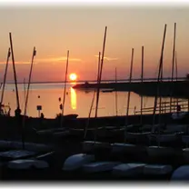 Sonnenaufgang auf dem Fier d'Ars