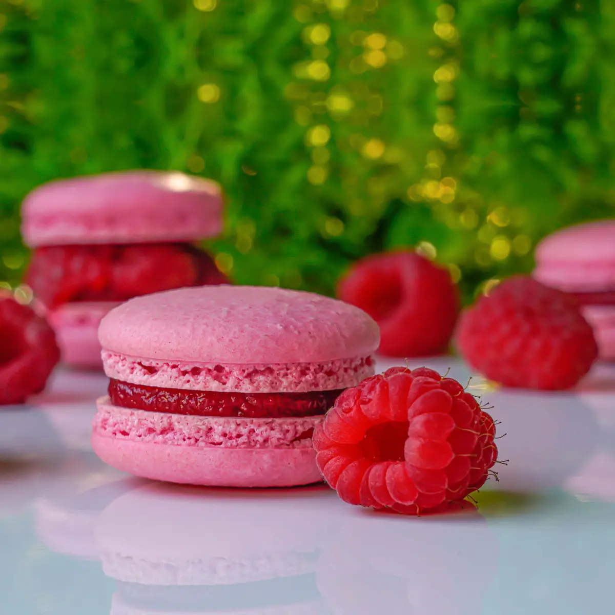 Notre atelier Macarons framboise