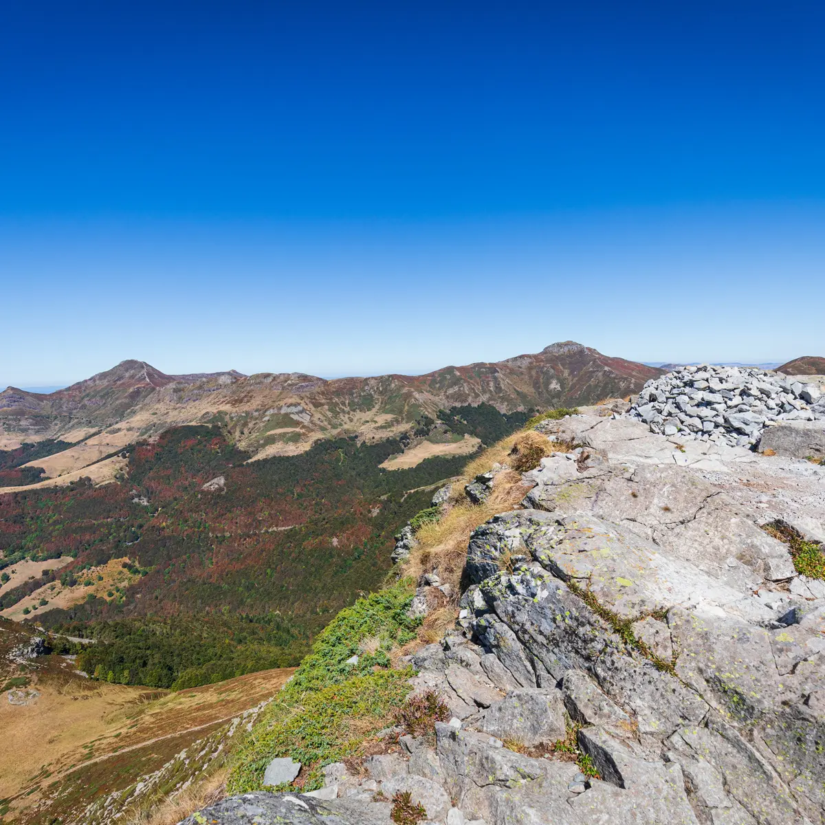 En haut du Puy Griou