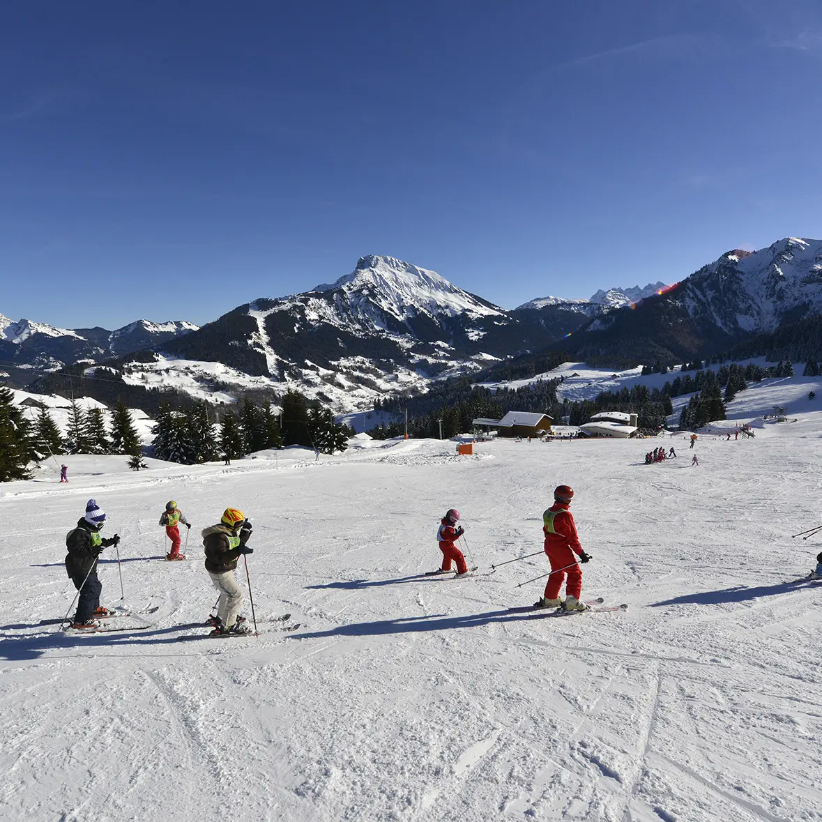 Cours ESF domaine skiable de l'Essert Abondance