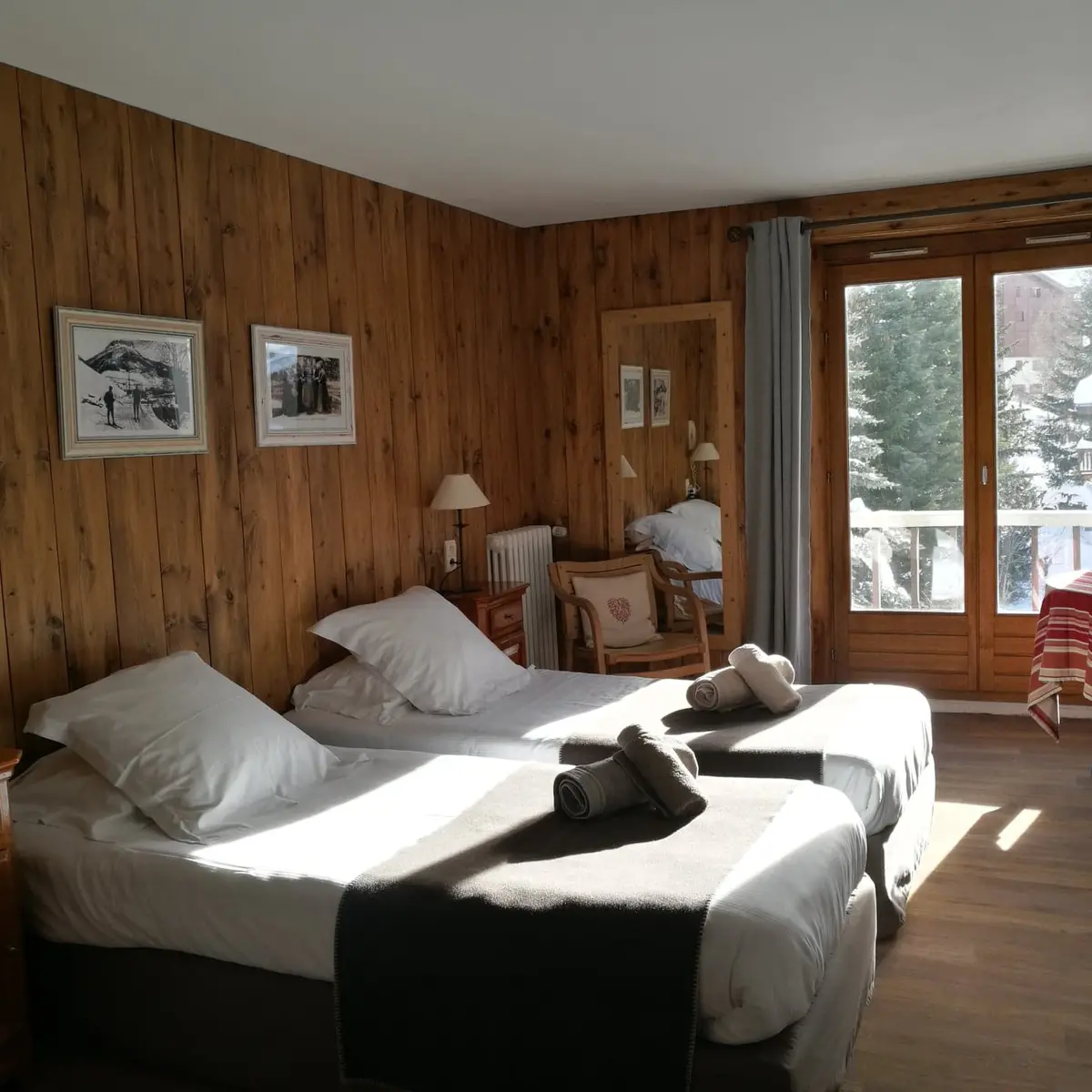 Chambre - Hôtel Bellier_Val d'Isère