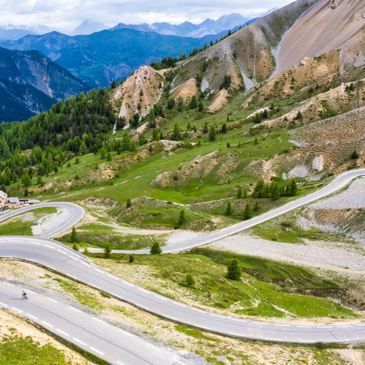 Montée du col d'izoard depuis Briançon