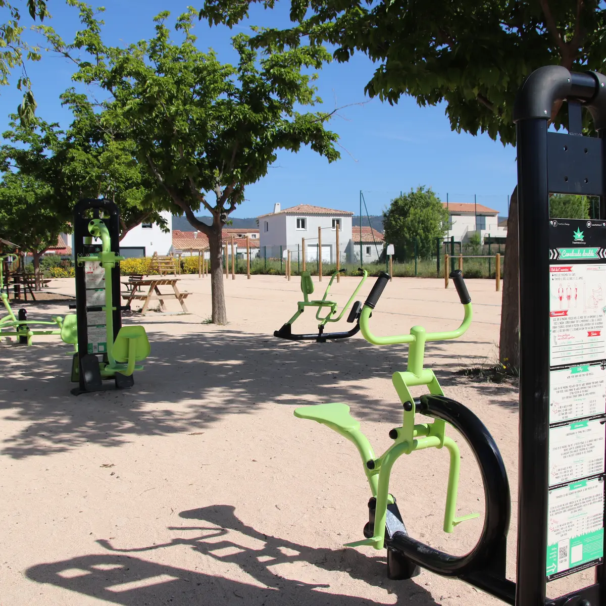 Aire de fitness de la Miolane