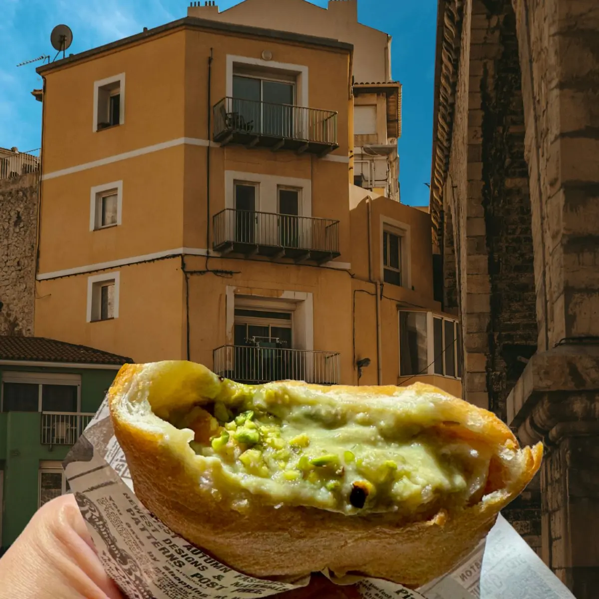 Panzerotti pistache
